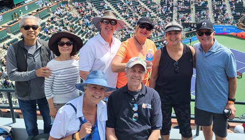 Aramco Retirees Meet at Indian Wells Tennis Garden