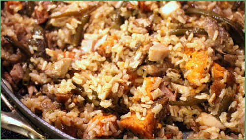 Kusah Mahshi - Squash Stuffed with Lamb and Rice