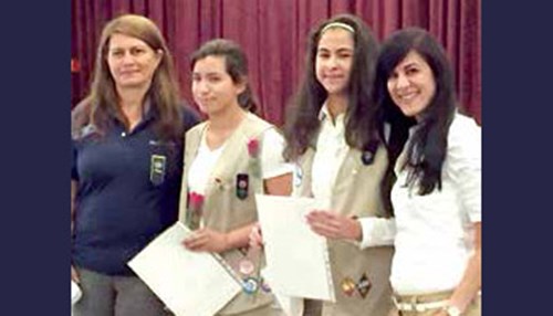Dhahran Girl Scouts earn Silver Awards