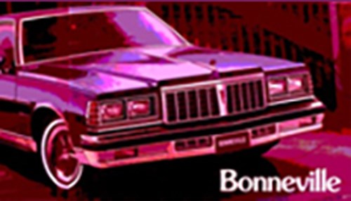 The Burgundy Bonneville