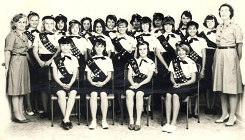 Dhahran Girl Scouts from the Early 1960s