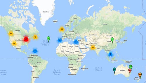 A World Map of Aramco ExPats