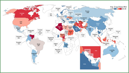 Study Shows Record Low Carbon Intensity of Saudi Crude Oil