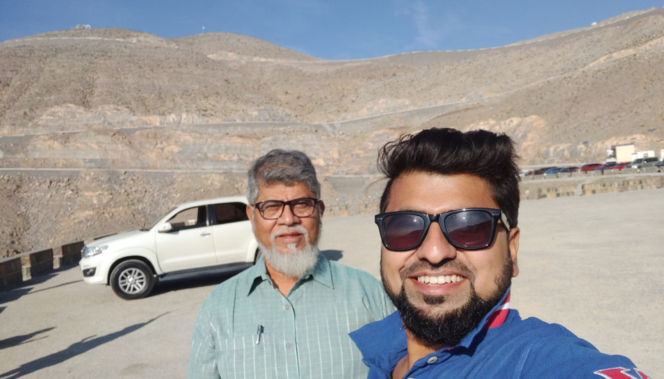 Father and Son Visit United Arab Emirates