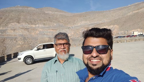 Father and Son Visit United Arab Emirates