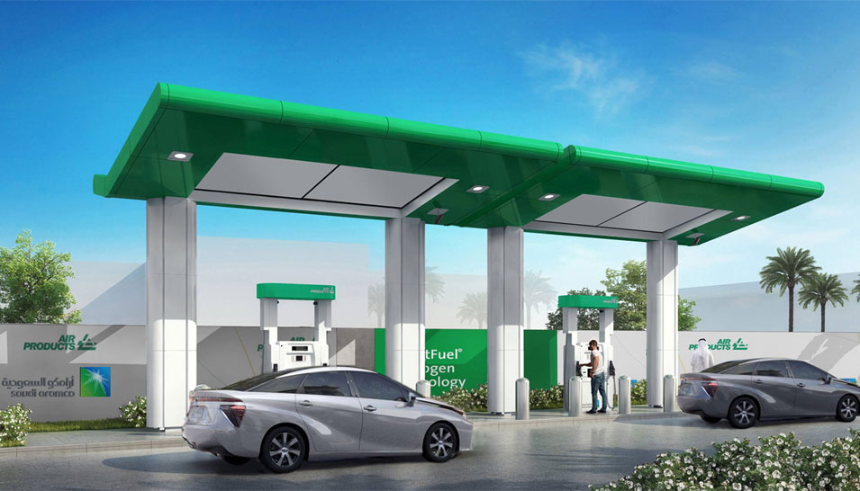 Saudi Aramco and Air Products to Build Saudi Arabia's First Hydrogen Fuel Cell Vehicle Fueling Station