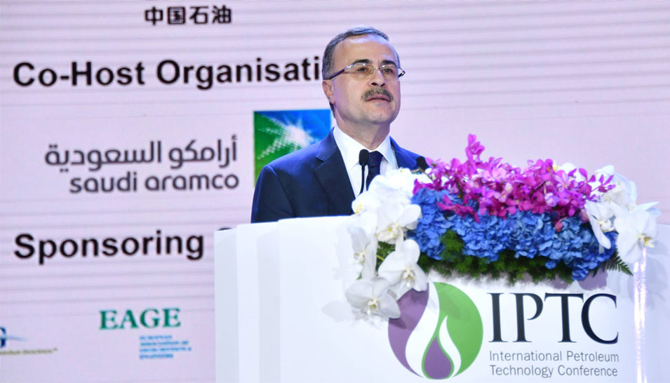Saudi Aramco CEO Addresses International Petroleum Technology Conference in Beijing, says Technology and Partnerships are Critical for an Efficient Energy Transition