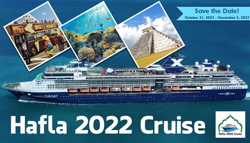 Hurry, Hurry--It’s Time to Sign Up for Our 2022 Hafla Cruise!