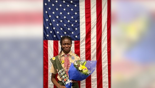 Troop 1 Scouting Program Girl Earns Eagle Rank