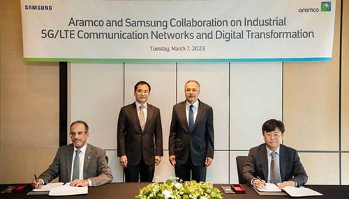 Aramco Signs MoU with Samsung Electronics to Localize Industrial 5G Communication Networks