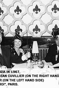 Nestor and Georgia in 1967, with Professor Jean Cuvillier (on the right hand side) and Mrs Cuvillier (on the left hand side), at the 