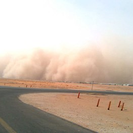 Sand Storms in Saudi Arabia