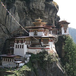 Bhutan in the Himalayan Mountains